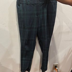 Women’s Plaid Work Pants